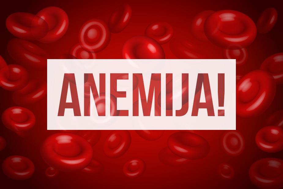 Anemija - grafički prikaz eritrocita