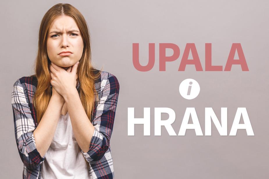 devojka se drži za bolno grlo jer je muči upala