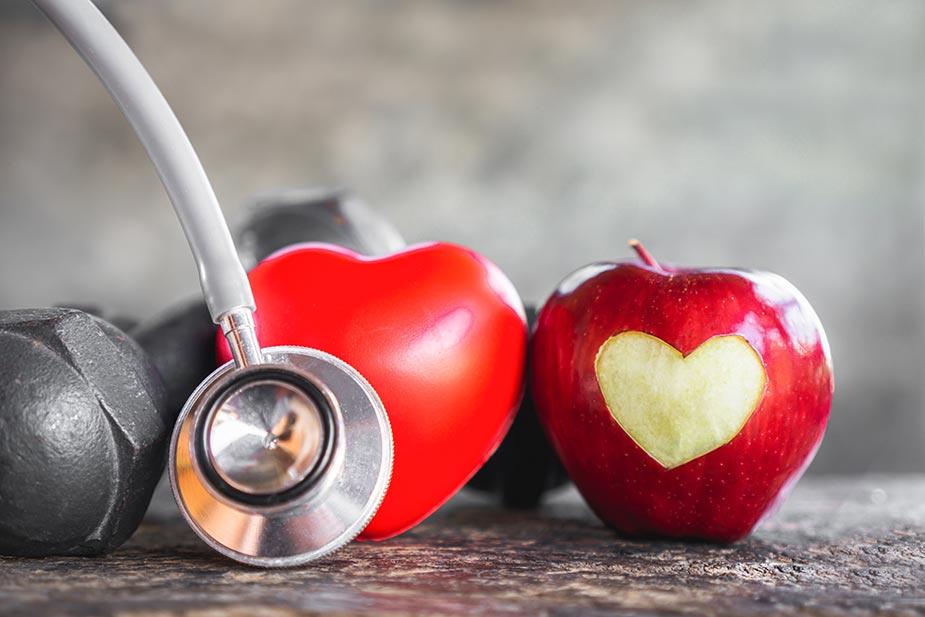 jabuke i stetoskop - bolesti srca