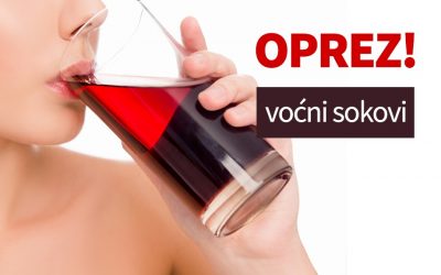 Voćni sokovi zahtevaju oprez!